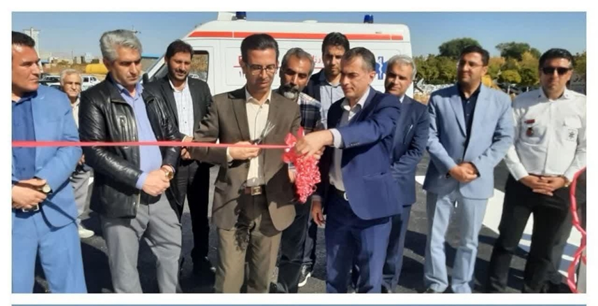 پد بالگرد شهرستان رزن به بهره‌برداری رسید